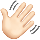 A waving hand